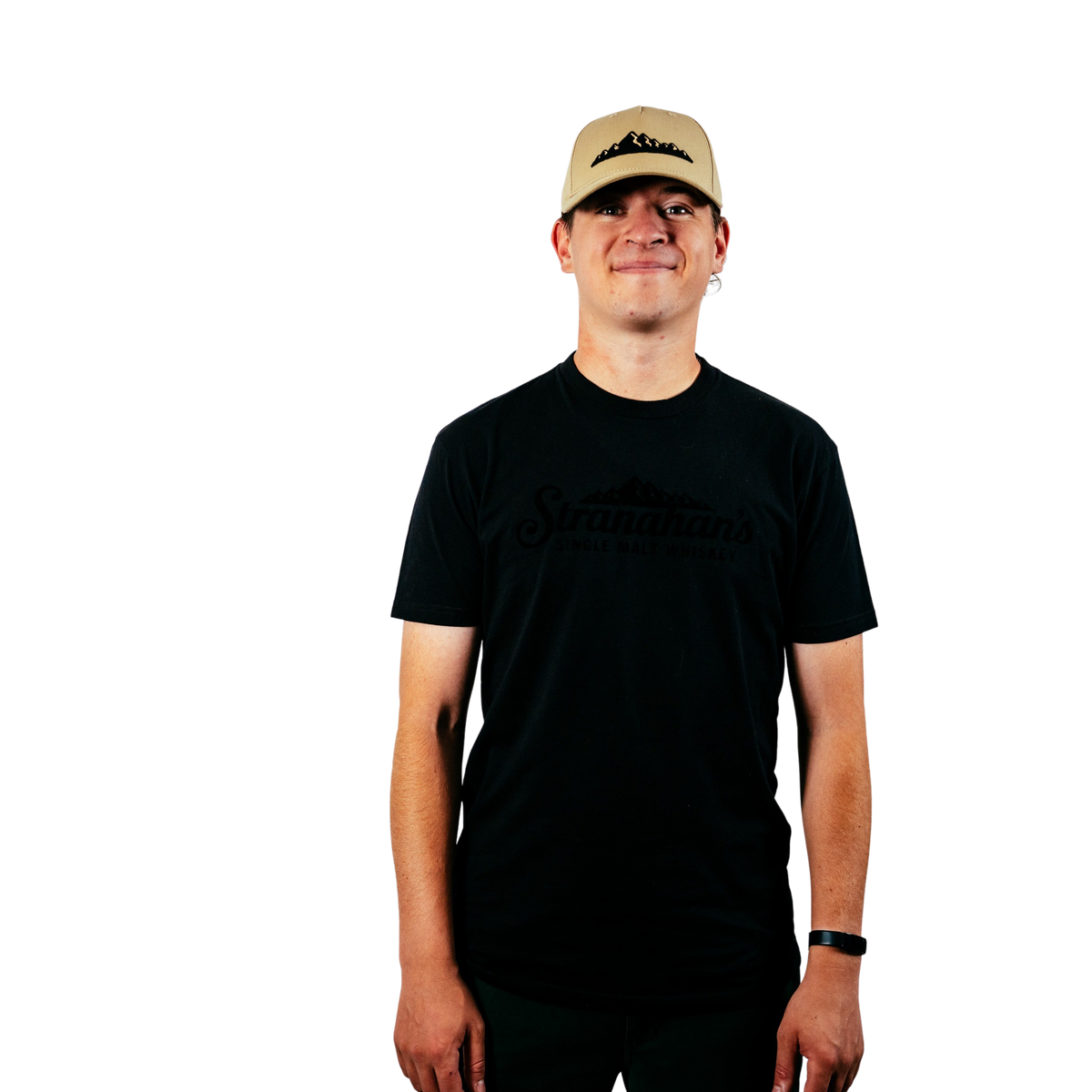 Black on Black Tee | Stranahan