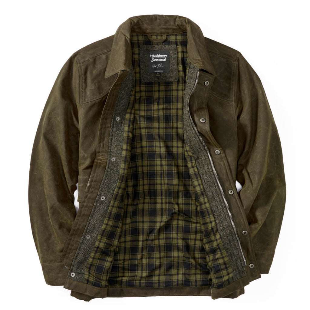 Huckberry x Stranahan’s Waxed Trucker Jacket
