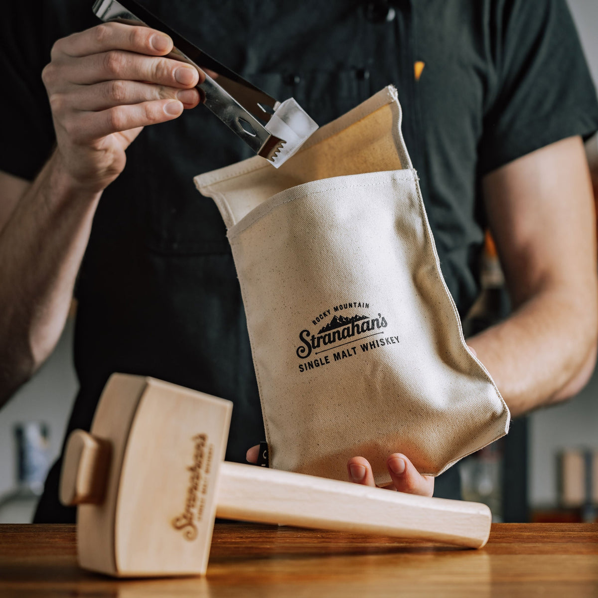 Viski Ice Bag & Mallet Stranahan's Shop