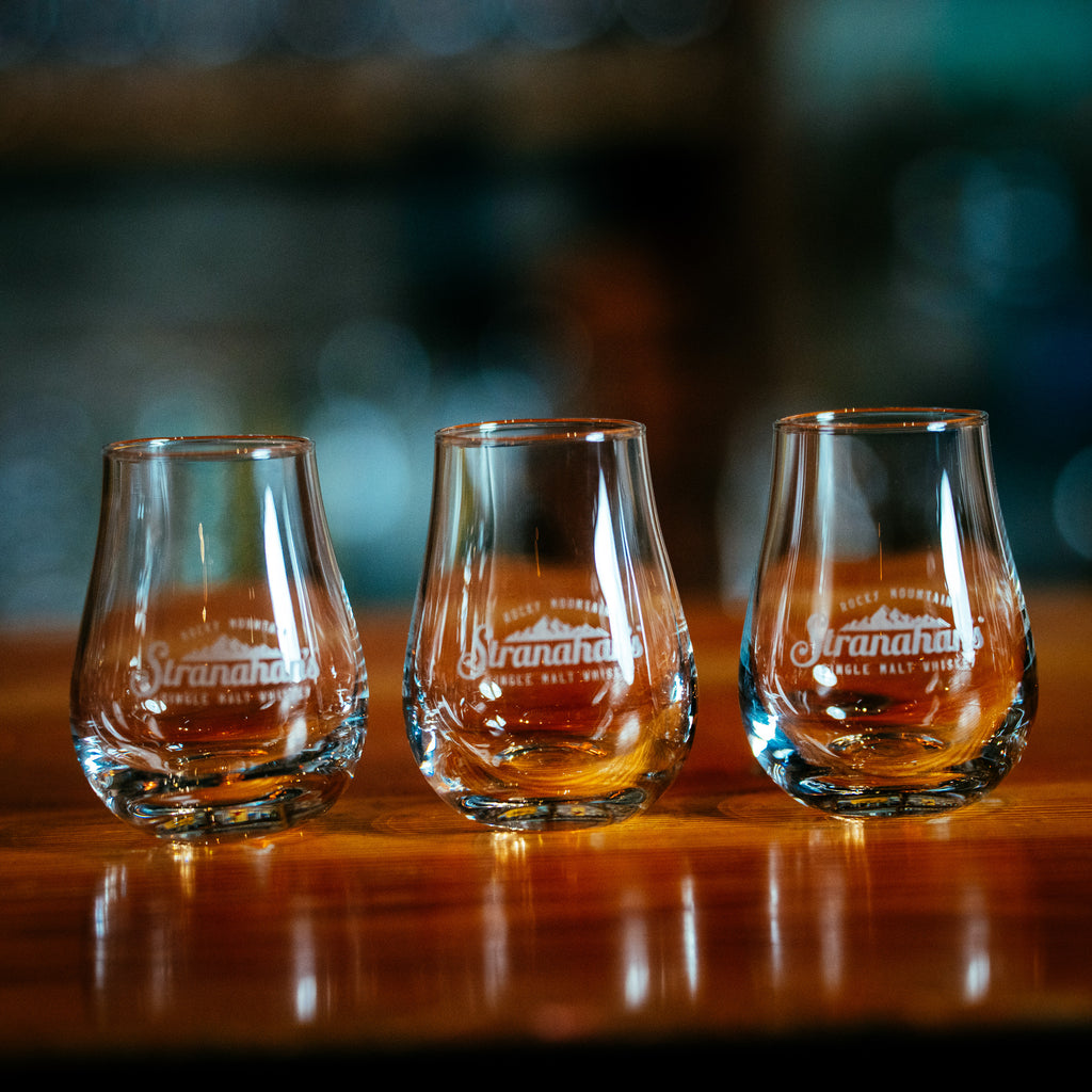 Brilliant - Highland Tasting Nosing Scotch Glass on a Short Stem