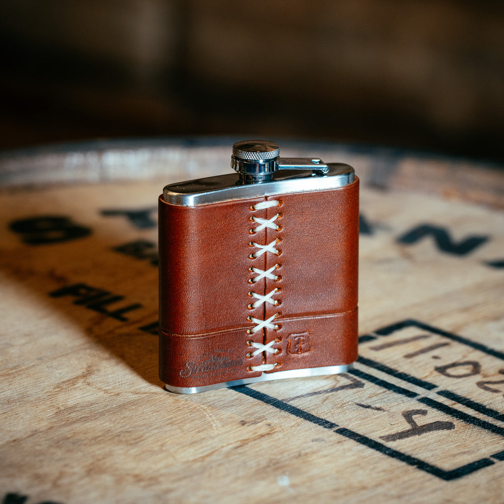 Leather-Bound Flask